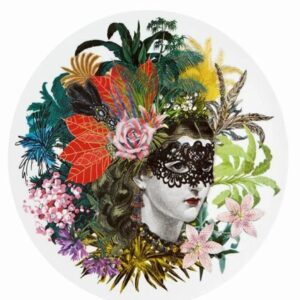 Plates *  | Christian Lacroix Mamzelle Scarlet Charger Plate