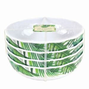 Bowls *  | Michel Design Palm Breeze Melamine Cereal Bowl Set 4Pce